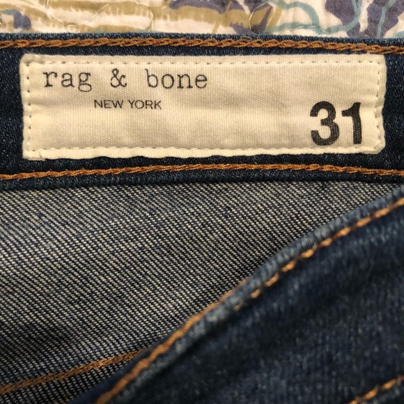 Rag & Bone ‘The Lenox’ High-Rise Skinny Ankle Jeans - Picture 7 of 9